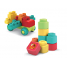 Comboio ABC Multiatividades de Arraste 19 pcs 2 em 1