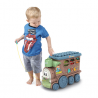 Comboio ABC Multiatividades de Arraste 19 pcs 2 em 1