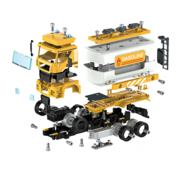 Camião Combustível L&S 116 pcs Giros DIY