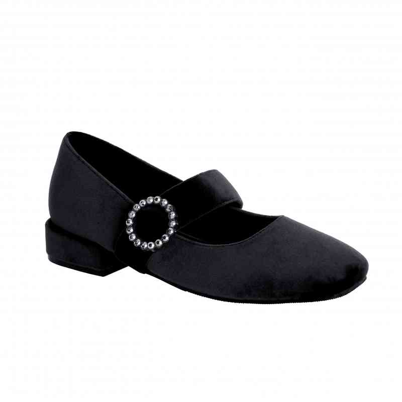 Mary Janes pretas Don Algodon