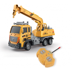 Camião Grua 1:16 c/ R/C 6 Funções e Luzes