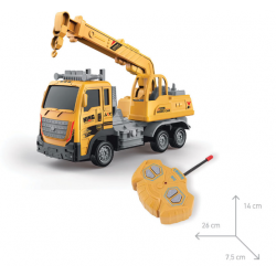 Camião Grua 1:16 c/ R/C 6 Funções e Luzes
