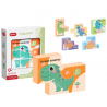 Puzzle 9 Cubos Magnéticos 6 Dinos
