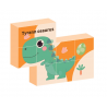 Puzzle 9 Cubos Magnéticos 6 Dinos