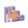Puzzle 9 Cubos Magnéticos 6 Dinos
