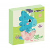 Puzzle 9 Cubos Magnéticos 6 Dinos