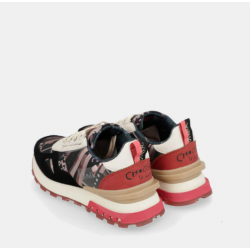 Tenis Urban Vermelho e Preto Anekke