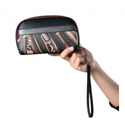 Bolsa / Carteira RFID Mademoiselle Preta Anekke