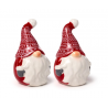 Set de Sal e Pimenta em cerâmica Gnomo de Natal