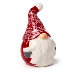 Set de Sal e Pimenta em cerâmica Gnomo de Natal