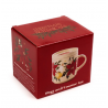 Conjunto de caneca e tampa com base Natal Botânico
