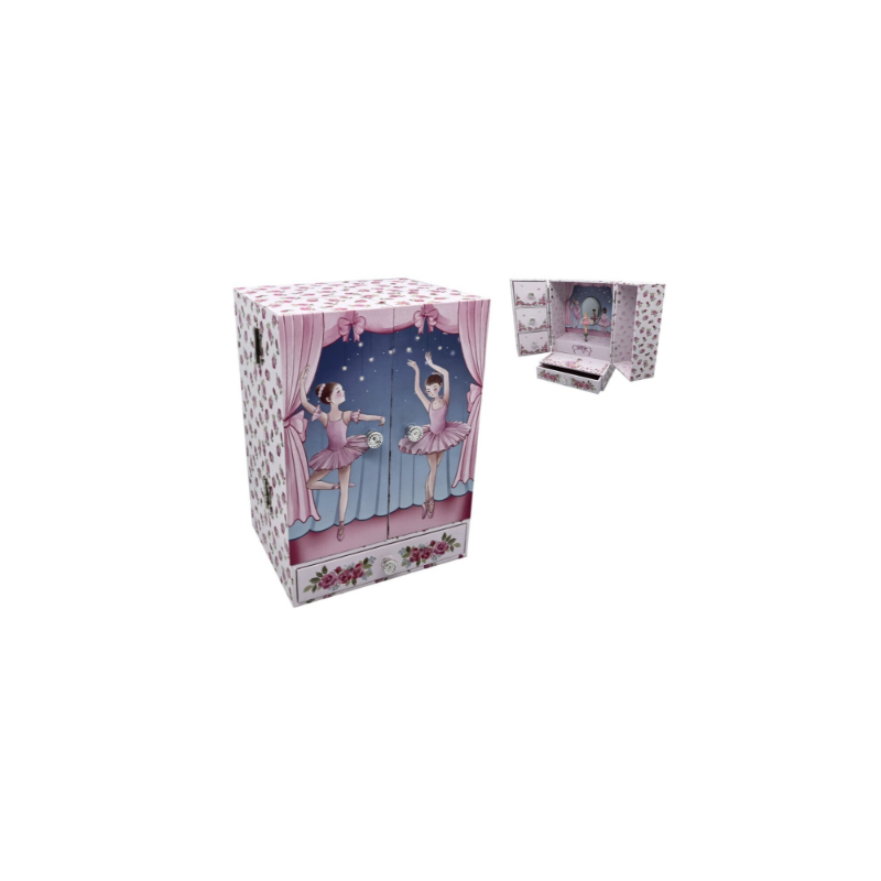 Caixa de música bailarina- Porta jóias