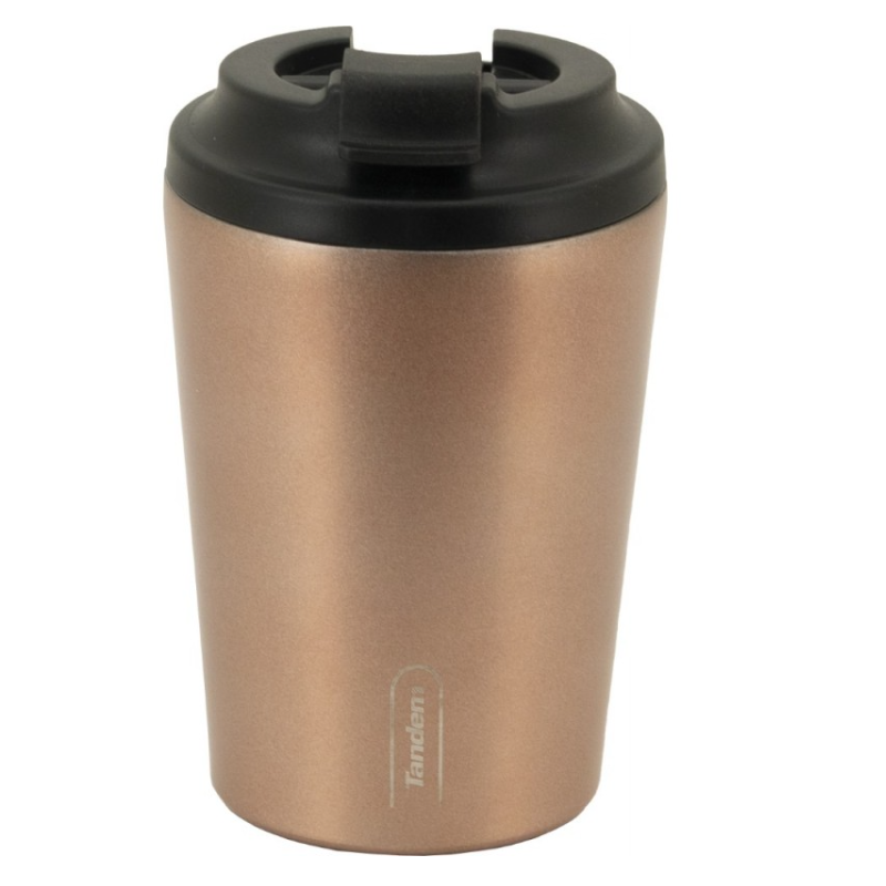 Copo dourado metalizado térmico compacto de 350 ml Tandem