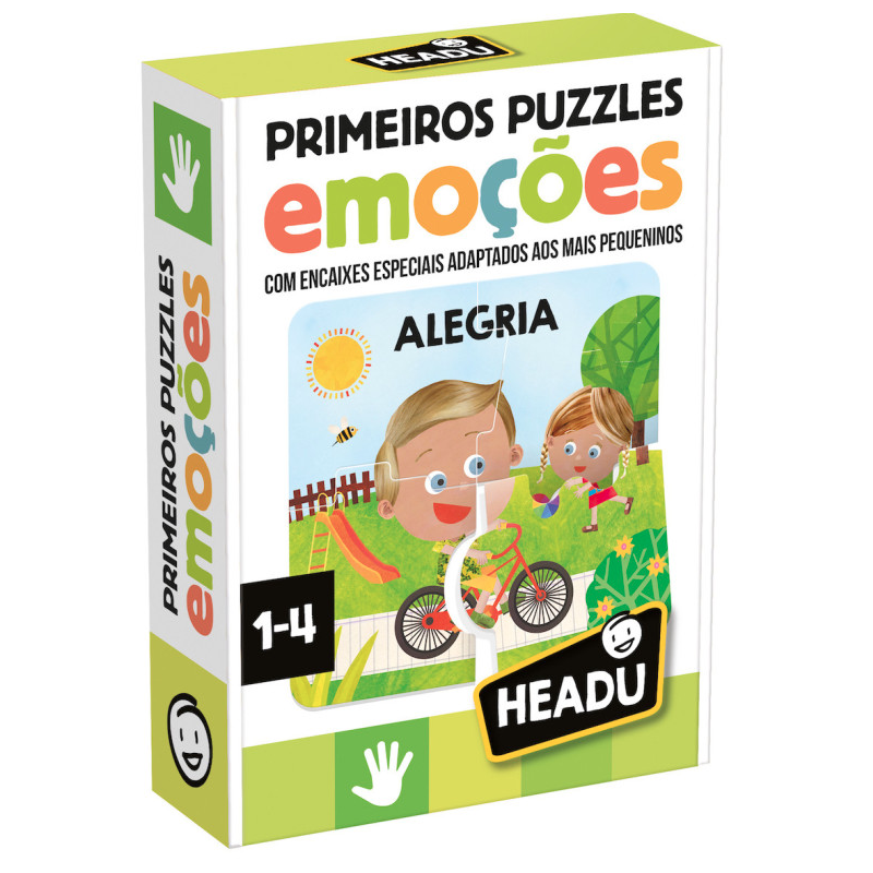 Primeiros Puzzles Emoções - Headu