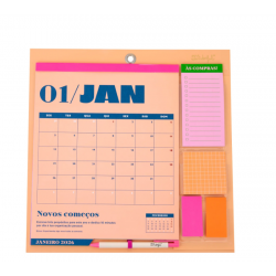 Calendário de parede magnético 2026 - Não apto para aborrecidos