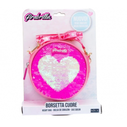 Girabrilla borsetta cuore con paiettes