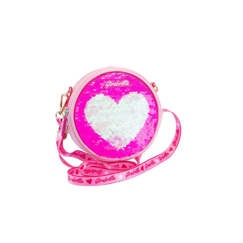 Girabrilla borsetta cuore con paiettes