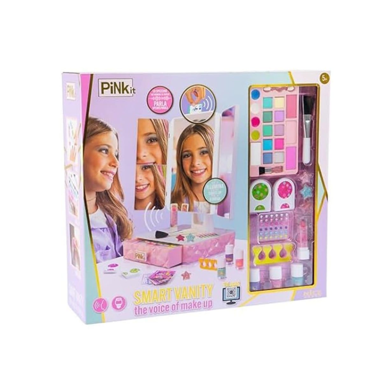 Espelho Interativo Nice Group Pink It Smart Vanity Led 4 Espelhos