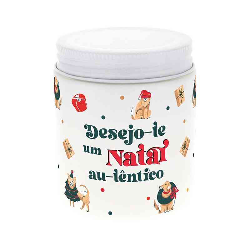 Vela Aromática Natal – "Desejo-te um natal autêntico"