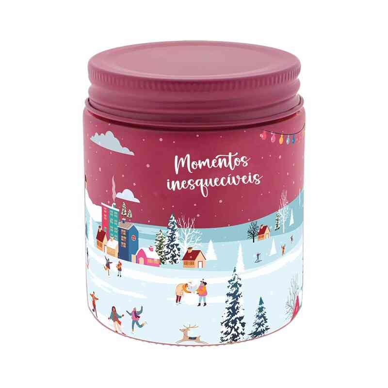Vela Aromática Natal – "Momentos Inesquecíveis"