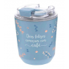 Copo térmico 280ml- Dias felizes começam com café