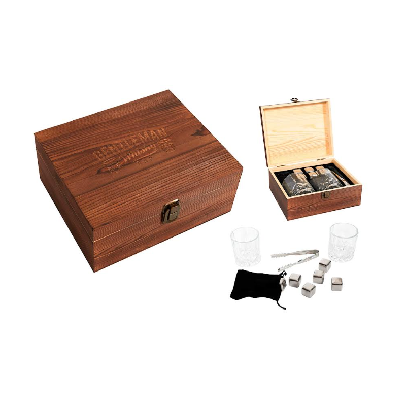 Conjunto de whisky Gentleman