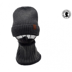 Conjunto Gorro e Gola de...