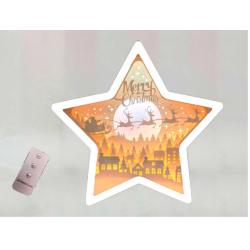 Lâmpada Led Estrela Merry...