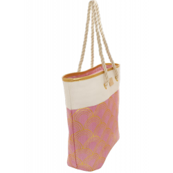 Saco de Praia Camomilla Deco Rosa