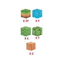 Jogo Magnético A Floresta 64 cubos