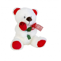 Peluche Urso Flor 21 cm