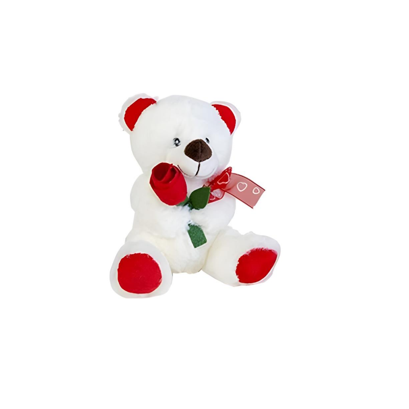 Peluche Urso Flor 21 cm