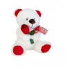 Peluche Urso Flor 21 cm