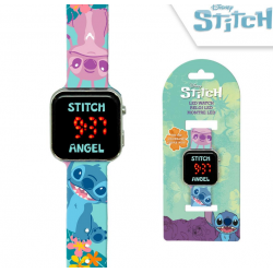 Relógio Led Stitch Tropical