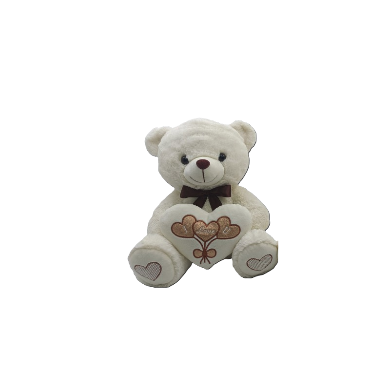 Peluche Urso c/coração 33cm