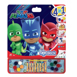 Giga Block 4 em 1- Pj Mask