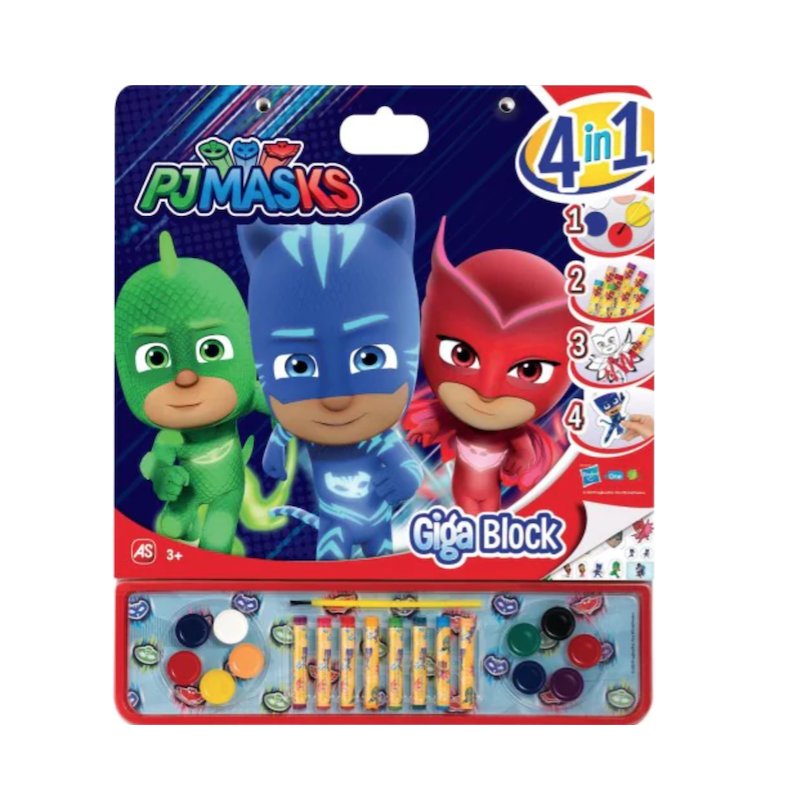 Giga Block 4 em 1- Pj Mask