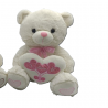 Peluche Urso c/coração 43cm