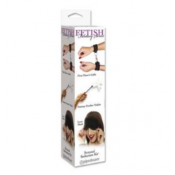 Kit Fantasia Sensual Algemas+Mascara+Penas