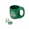 Conjunto de caneca com emblema metálico+ Porta chaves SCP