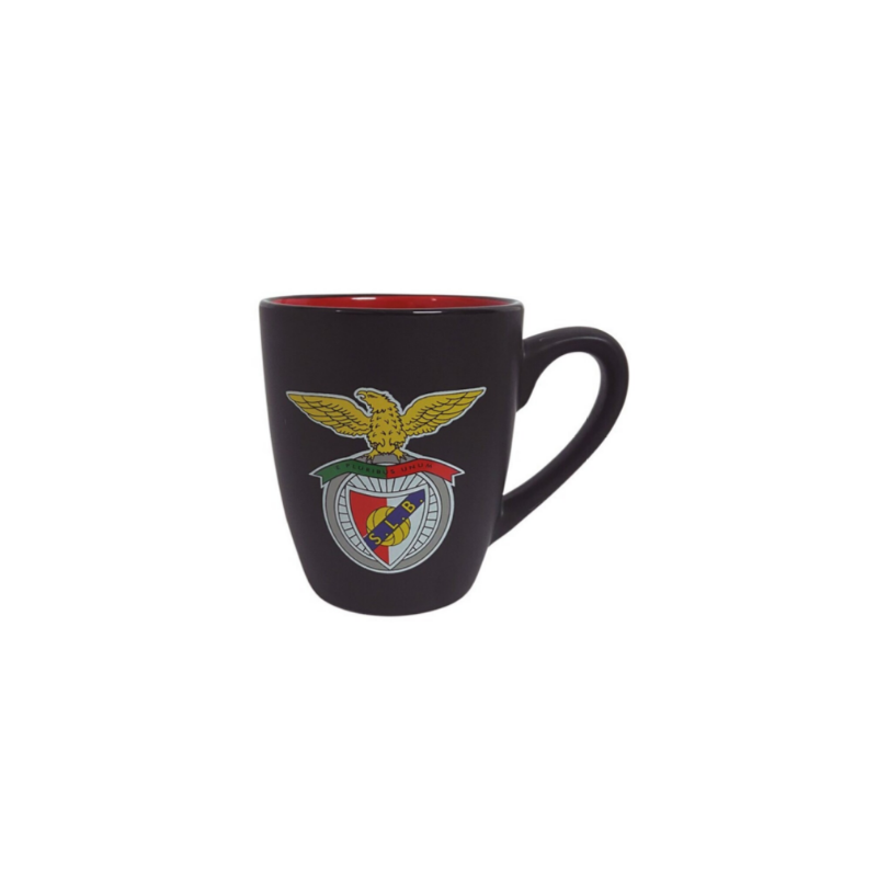 Caneca Oval preta SLB