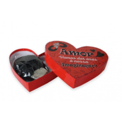 Caixa c/algemas pretas