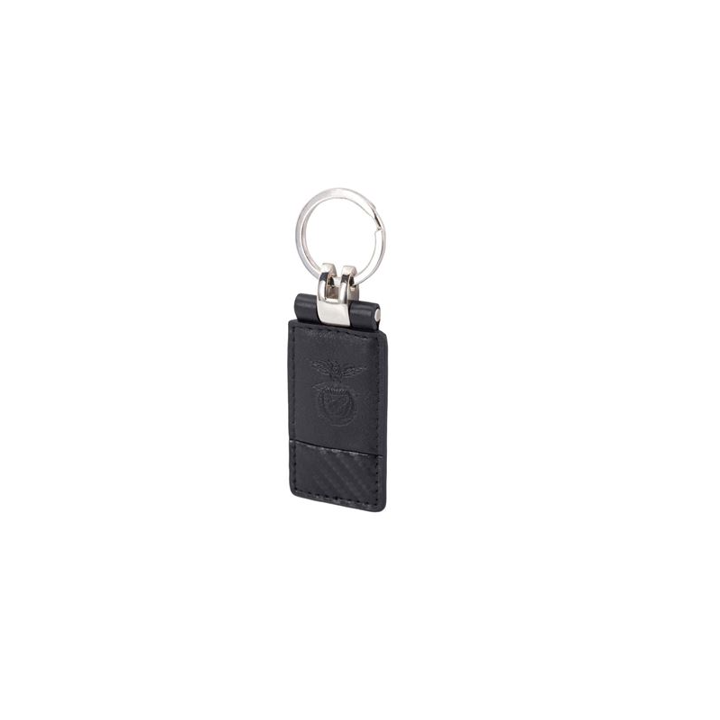 Porta-Chaves em Pele SIMPLY Benfica | Preto