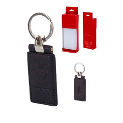 Porta-Chaves em Pele SIMPLY Benfica | Preto