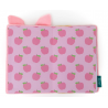 Caderno A5 de peluche com bolso e extras - Lazy porquinho