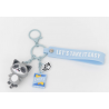 Caderno A5 com squishy Lazy guaxinim - Let's take it easy