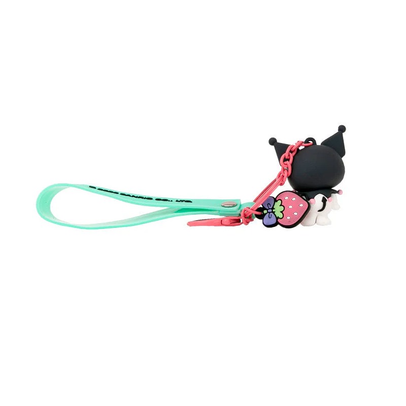 Porta-chaves com charm - Kuromi