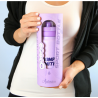 Garrafa esportiva Aurea - Supere os limites- Lilás