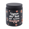 Vela Aromática – Black – Vamos dar Luz aos Nossos Sonhos