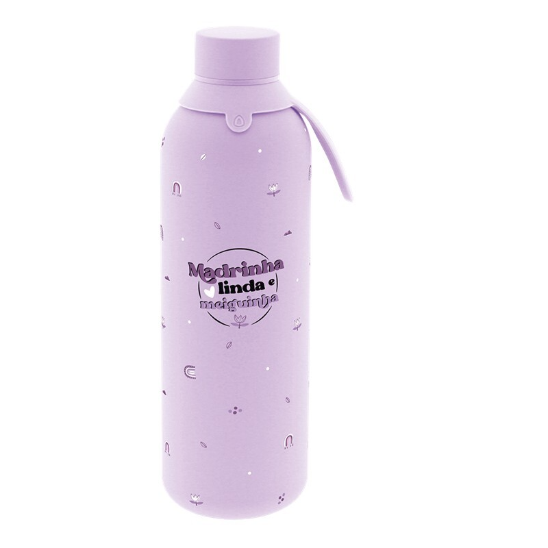Garrafa térmica 750ml- Madrinha linda e meiguinha